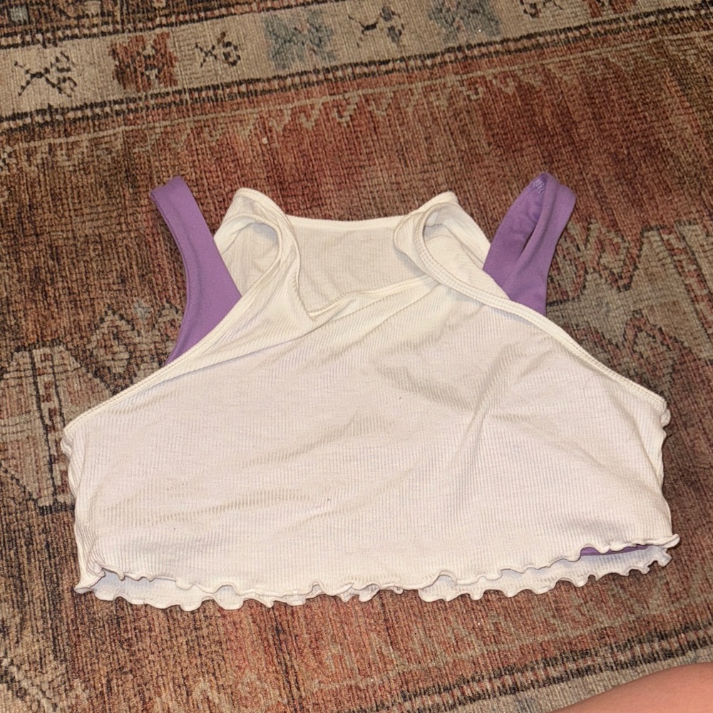 Set Active Double Layer Scallop Sports Bra - Picture 7 of 7